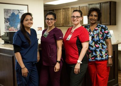 staff near front desk